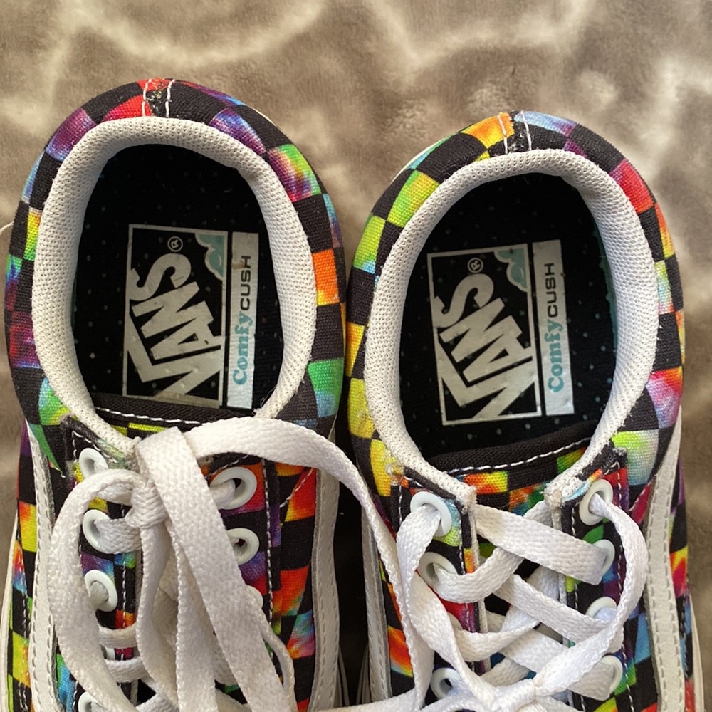 Tie dye checkered vans - Picture 4 of 5